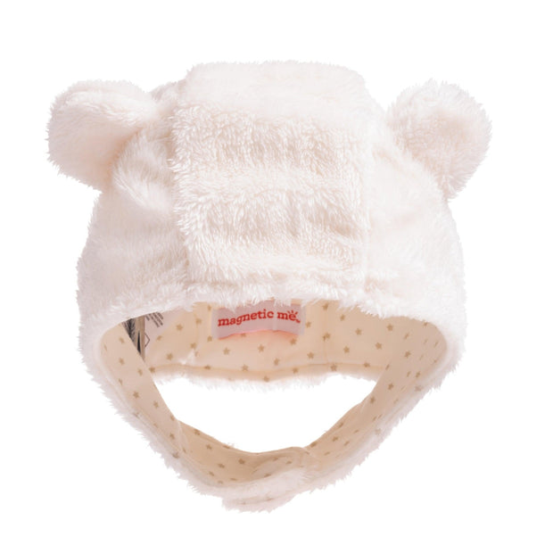 cloud minky magnetic easy close cozy cap