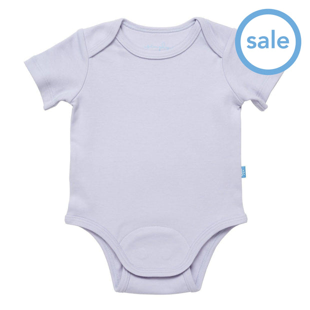 misty lilac organic cotton magnetic bodysuit